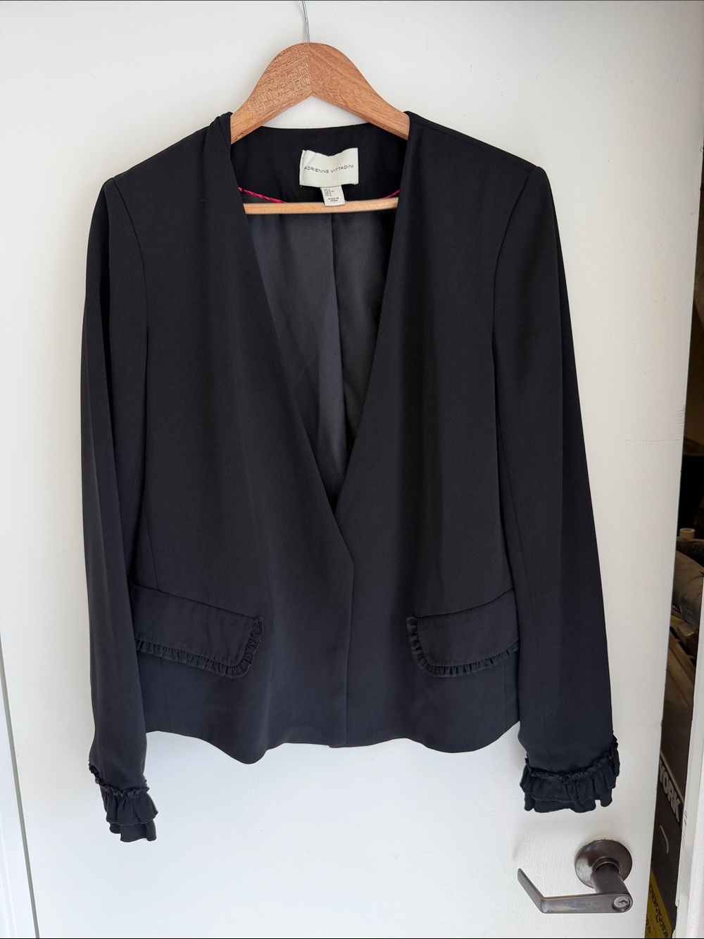 Black Women's Blazer Jacket - add